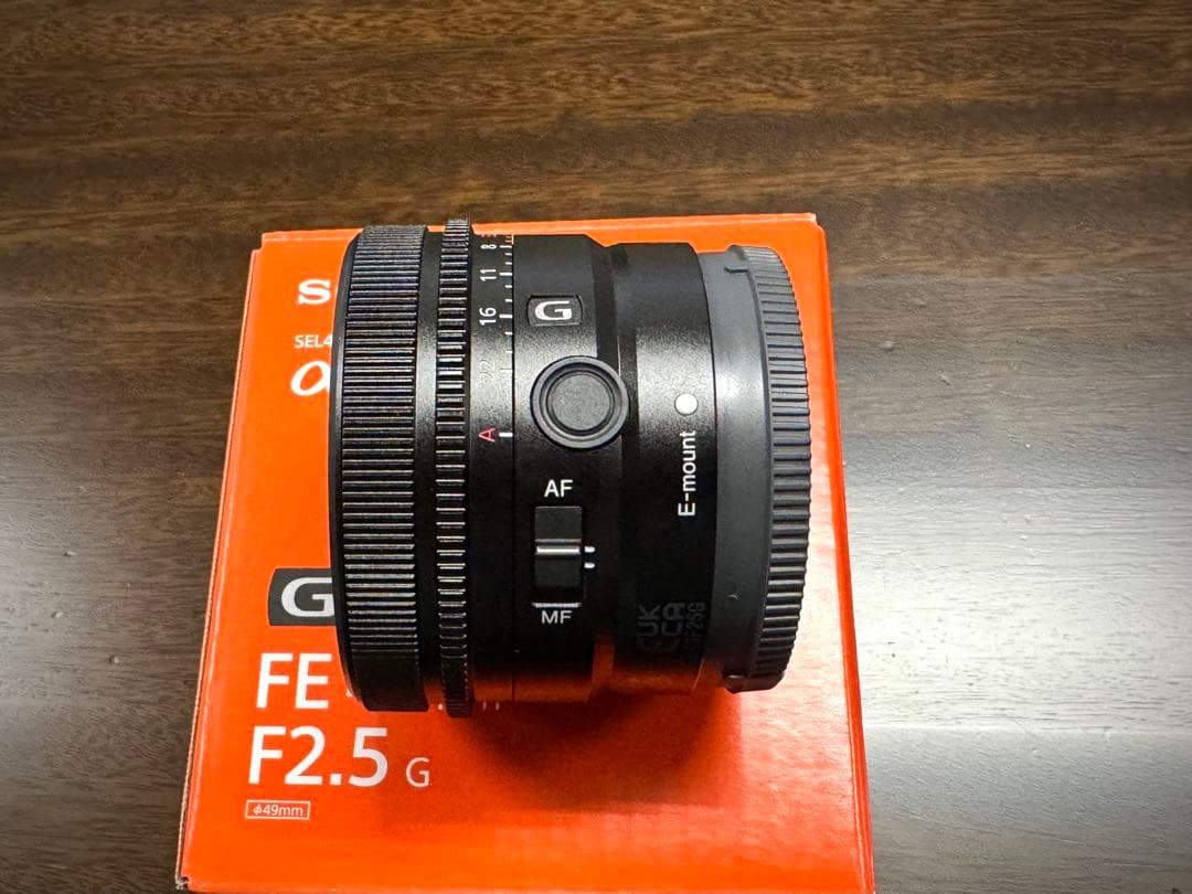 SONY FE 40mm F2.5 G Eマウントレンズ