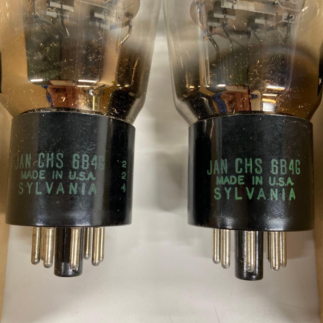 真空管　SYLVANIA JAN-CHS-6B4G 2本セット