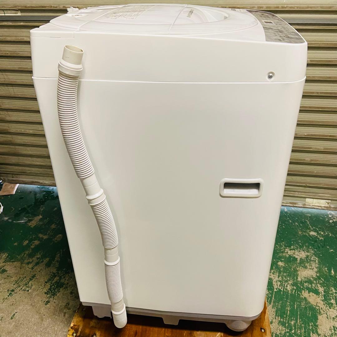 12r20. SHARP 7kg 全自動洗濯機 ES-GE7B 2018年製