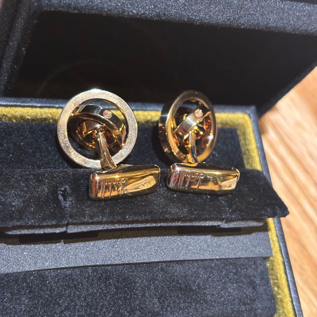 ☆dunhill ダンヒル カフリンクス ビジネス ゴールドカラー
