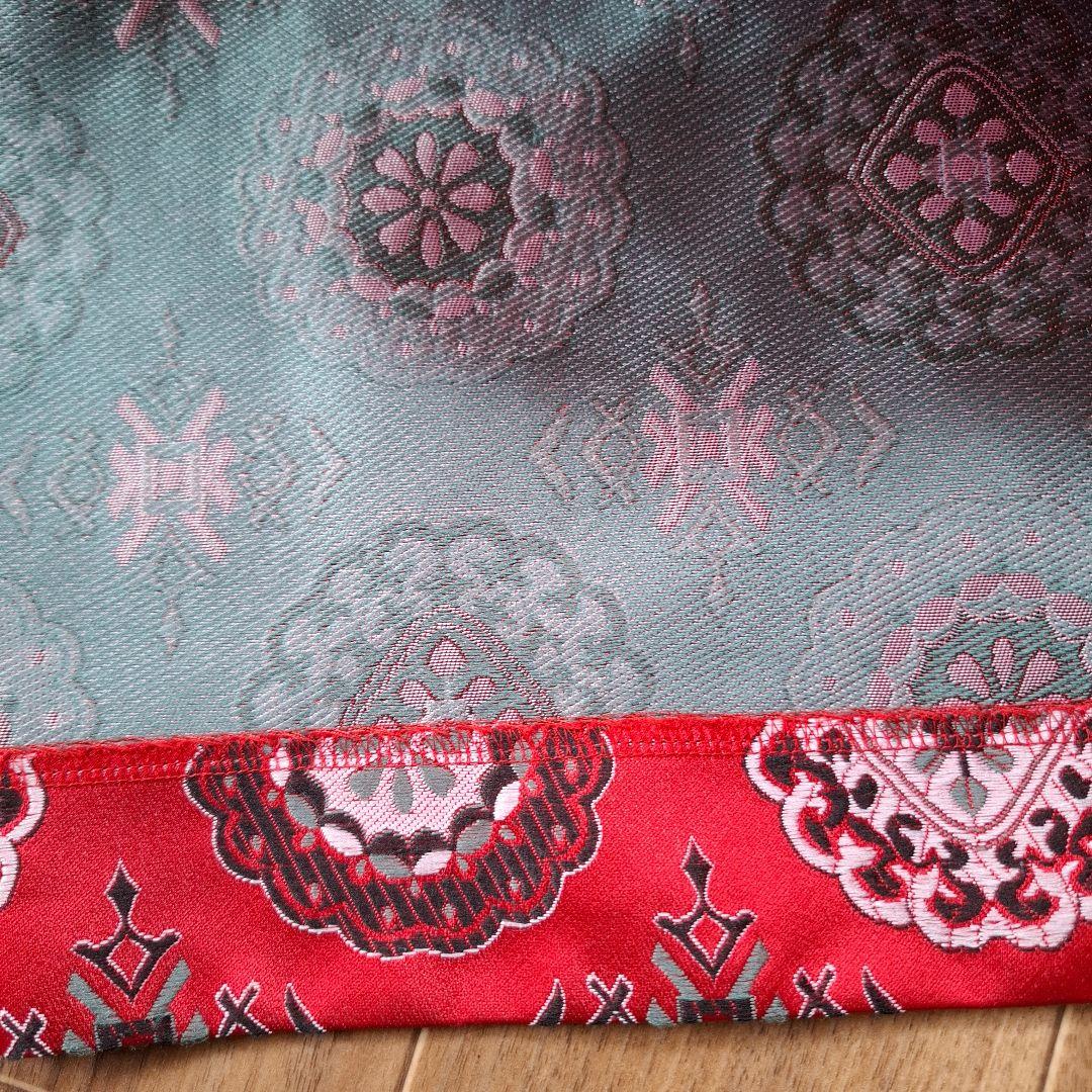 コムデギャルソン ジャガード刺繍 ワイドフレアーパンツ