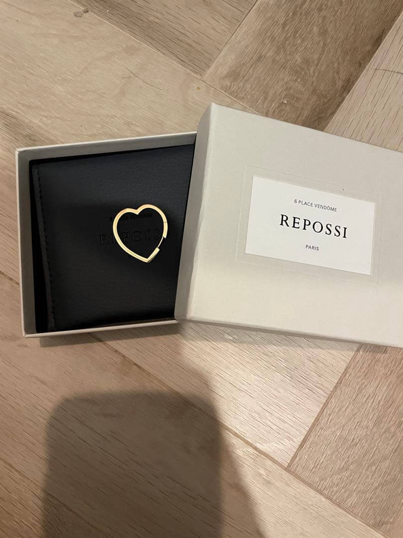 REPOSSI ハートピアス　片耳