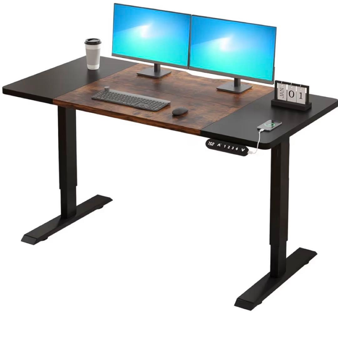 bilbil デスク 昇降式 電動昇降式机 140CM×60CM