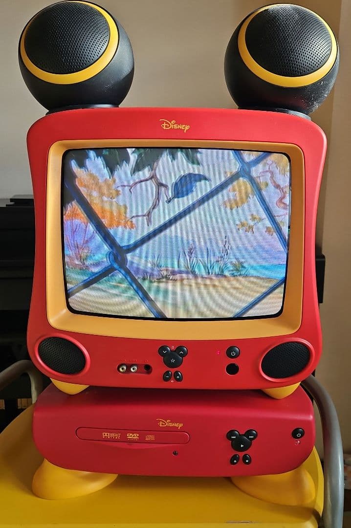saori　ディズニーミッキーマウス14型ブラウン管テレビ