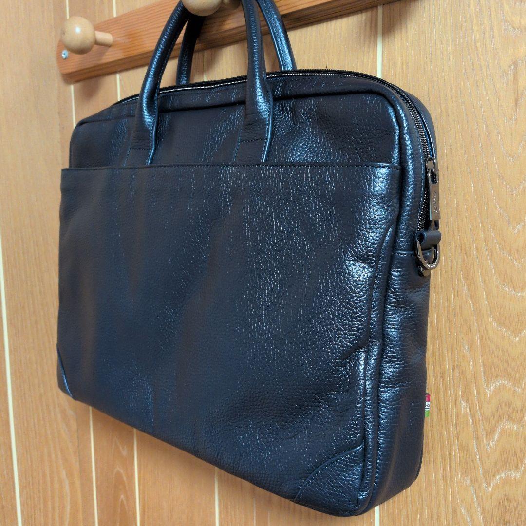 【お値下げ不可】オロビアンコ　ビジネスバッグ　ダークネイビー【未使用に近い】