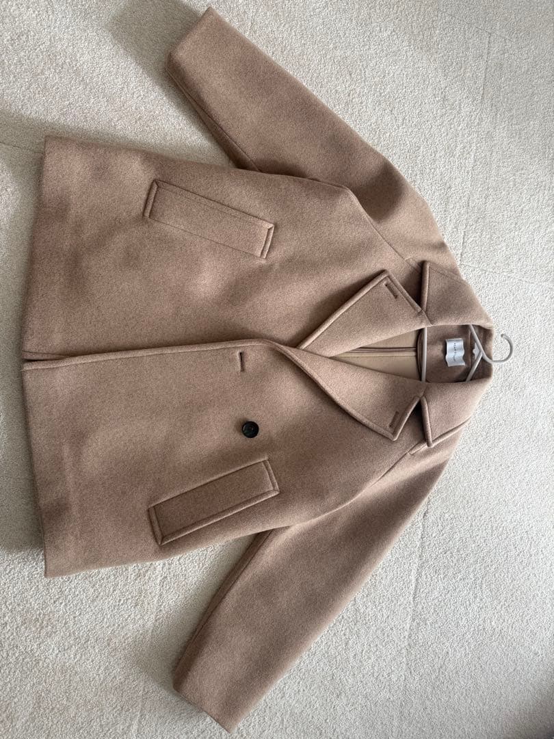 ウールボンディングミドルコート