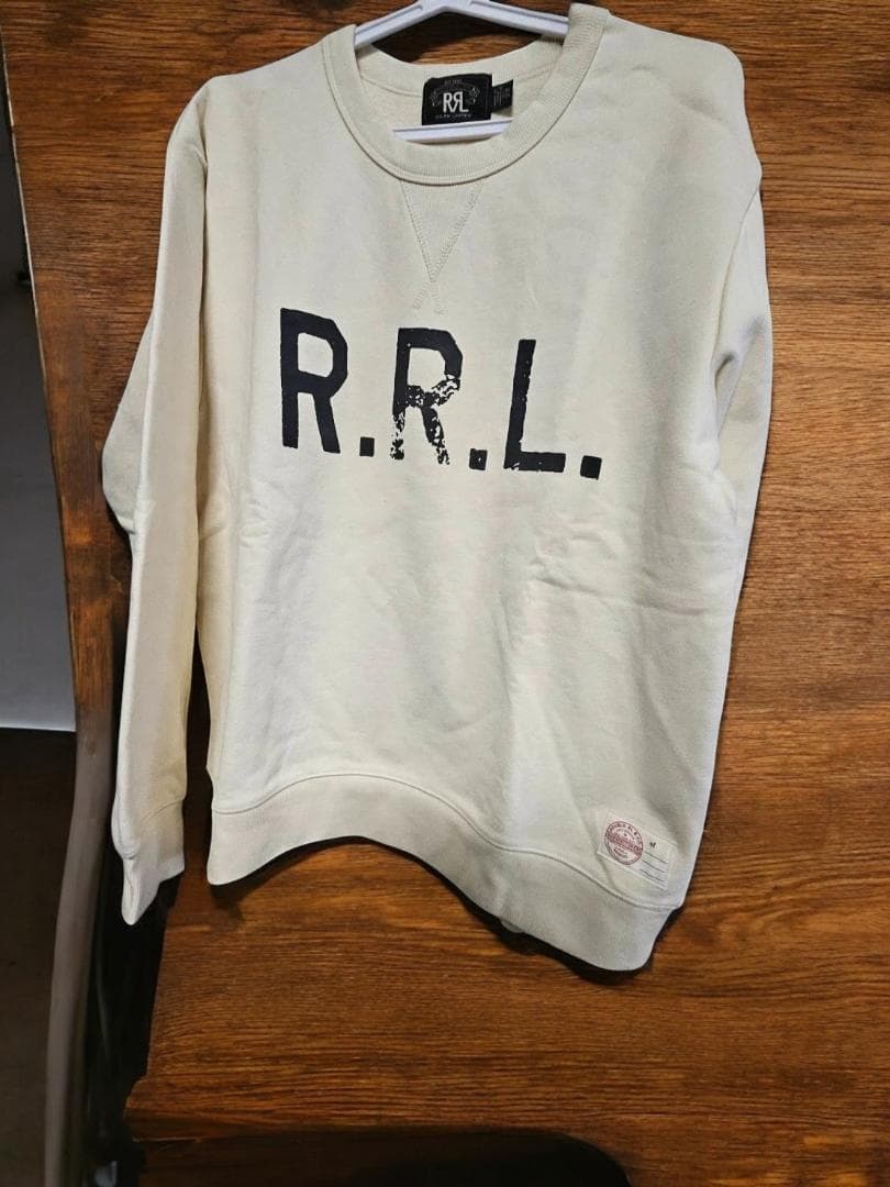 vector送料無料/新品未使　DOUBLE Rアイボリースウェット（L)