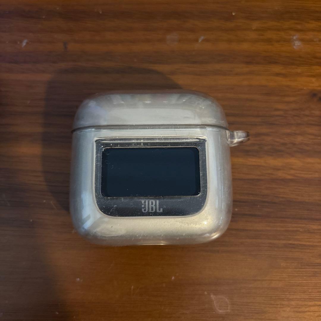 JBL ワイヤレスイヤホン シルバー デジタル表示付き