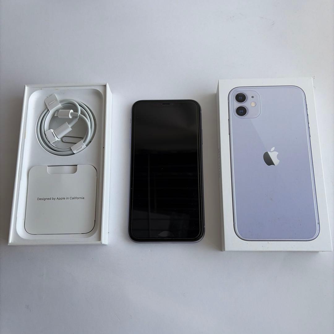 Apple iPhone 11 パープル 本体　128GB