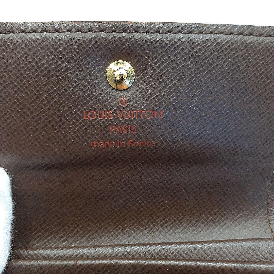 バズ様☆ルイヴィトン ケース ダミエ ポルトモネ プラ