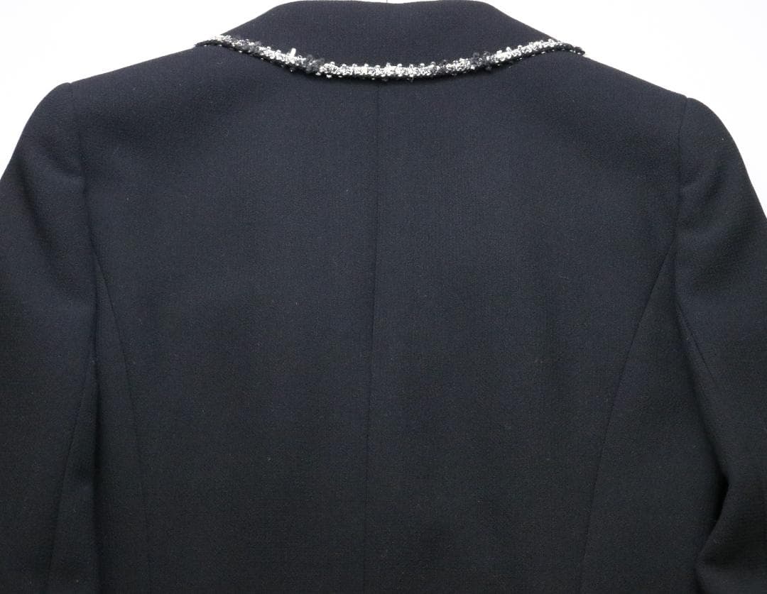 シャネル P24952V12963 ウール ジャケット ブラック 38 ツイード