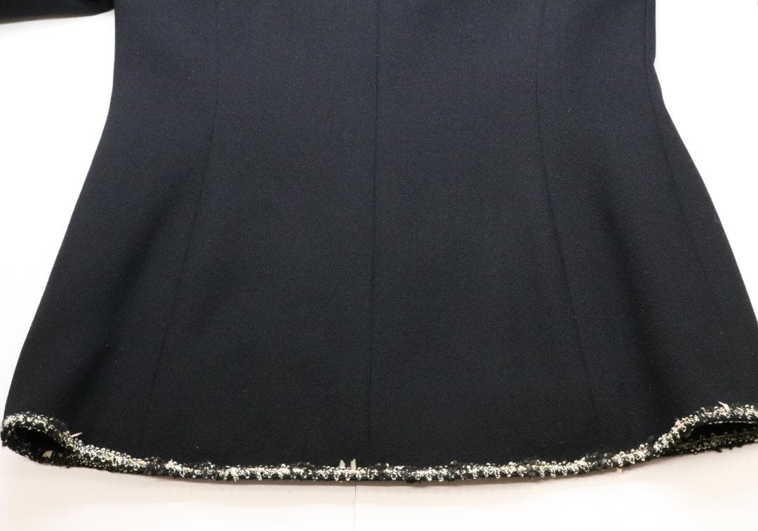 シャネル P24952V12963 ウール ジャケット ブラック 38 ツイード