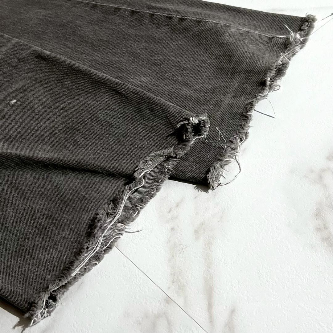 希少 90s　W42　リーバイス501　先染めブラック　デニム　USA製　黒