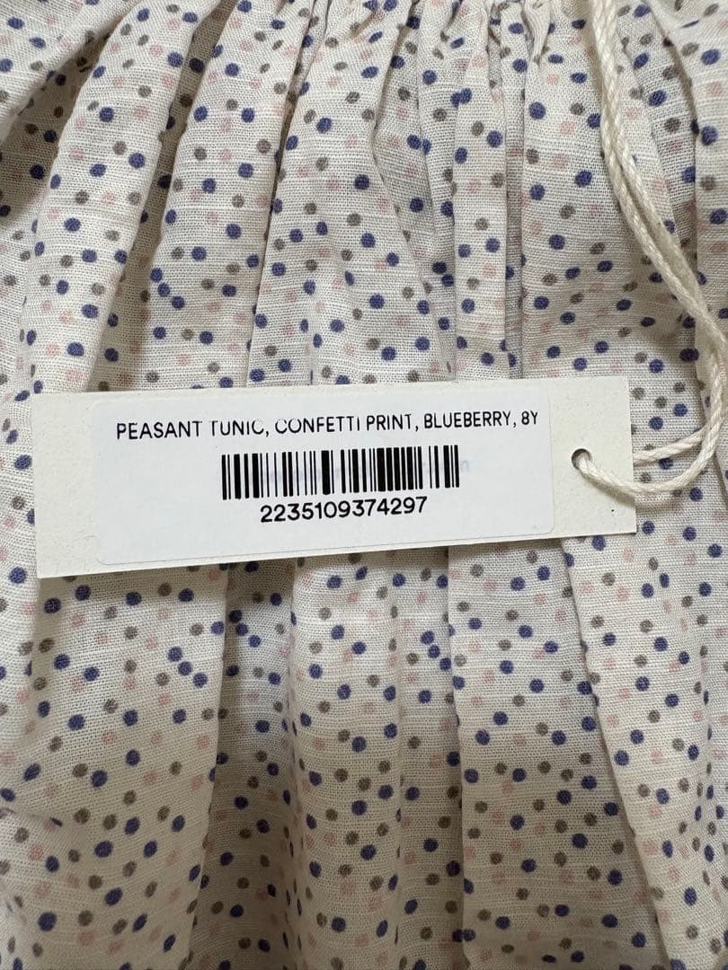 2025ss 新品未使用Peasant Tunic 8y