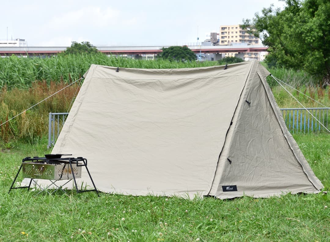 フィールドア　パップテントTC320 テント本体+前幕+サイド セット