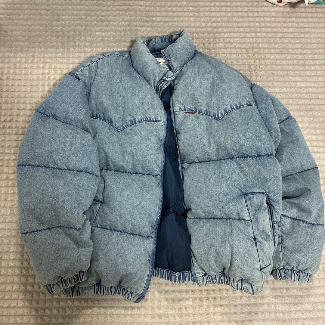 [美品]定価3万円 リーバイス デニムダウンジャケット Mサイズ