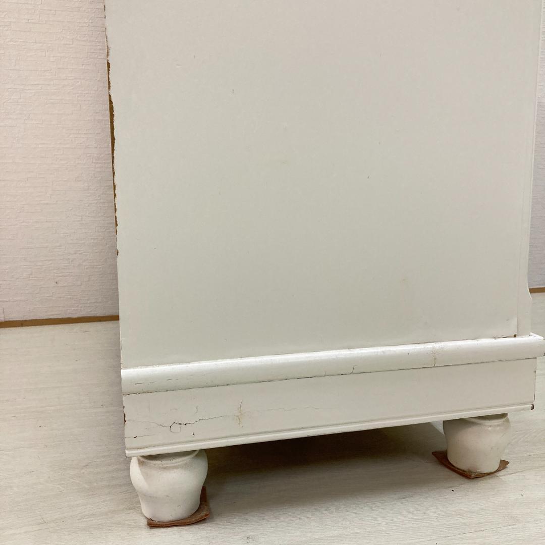 カトラリーキャビネット　ホワイトローズ　フレンチテイスト　姫家具