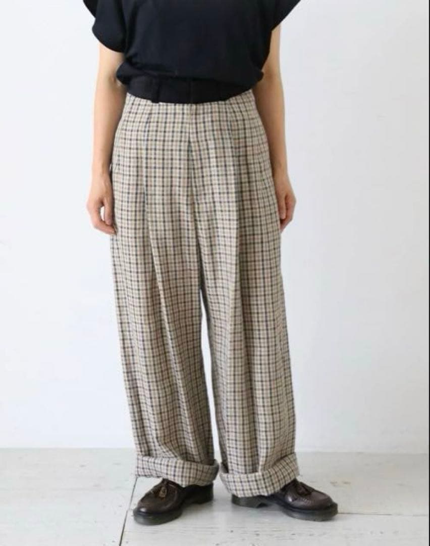 ど*こ様 R&D.M.Co- オールドマンズテーラー　ガンクラブチェックダブルタ