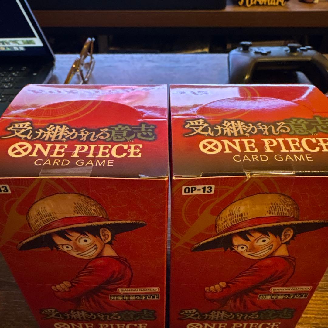新品未開封ONE PIECE CARD GAME 受け継がれる意志　2箱セット