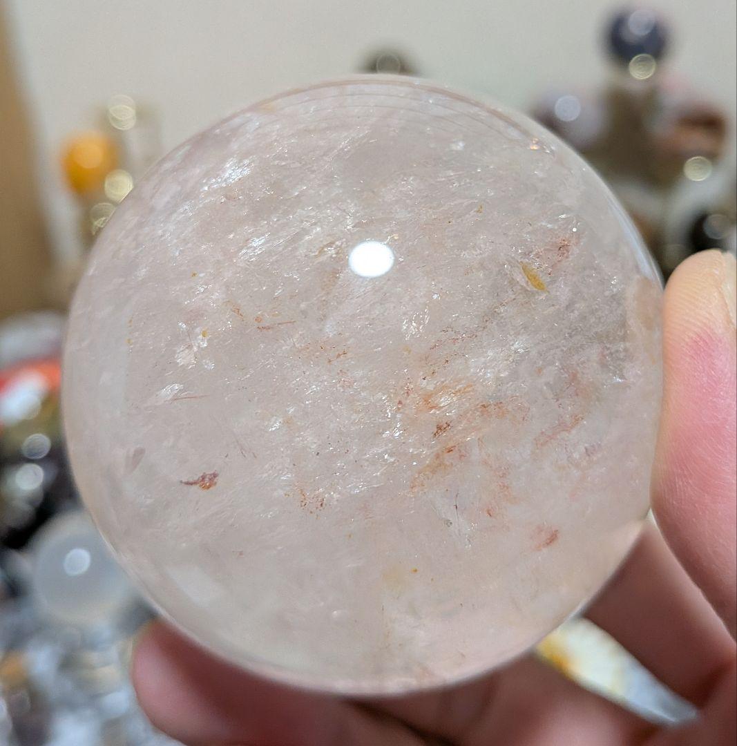 アゼツライト☆スフィア☆ピンクアゼツライト☆高品質☆アメリカ産☆台座つき☆