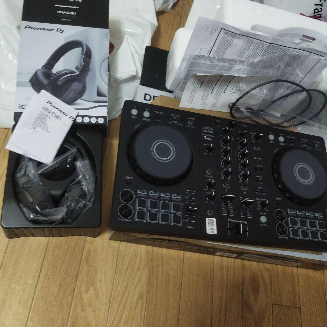 DJ機材 Pioneer ddj-flx4 & DJ HDJ CUE1