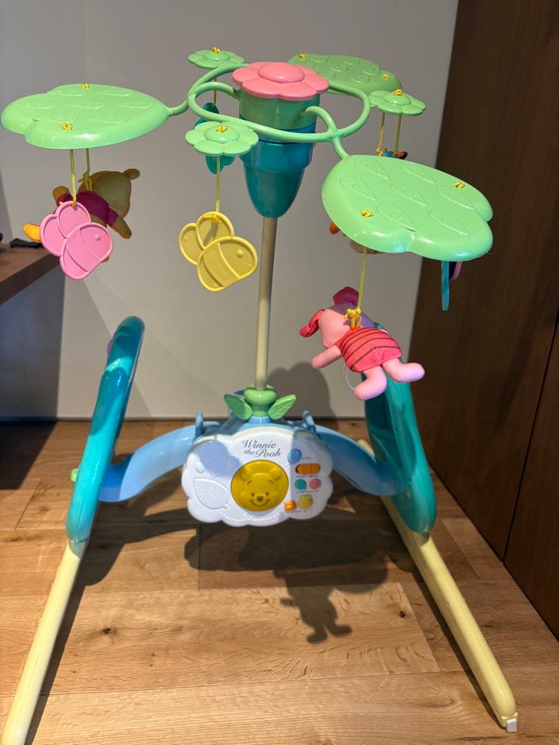 【美品・最新モデル】プーメリー えらべる回転6WAY ジムに変身メリー