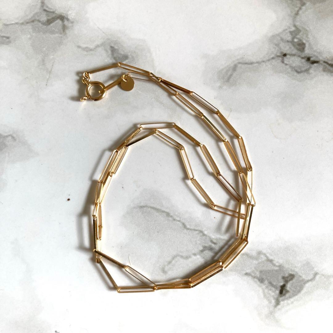 k18 ネックレス 鎖型　イエローゴールド