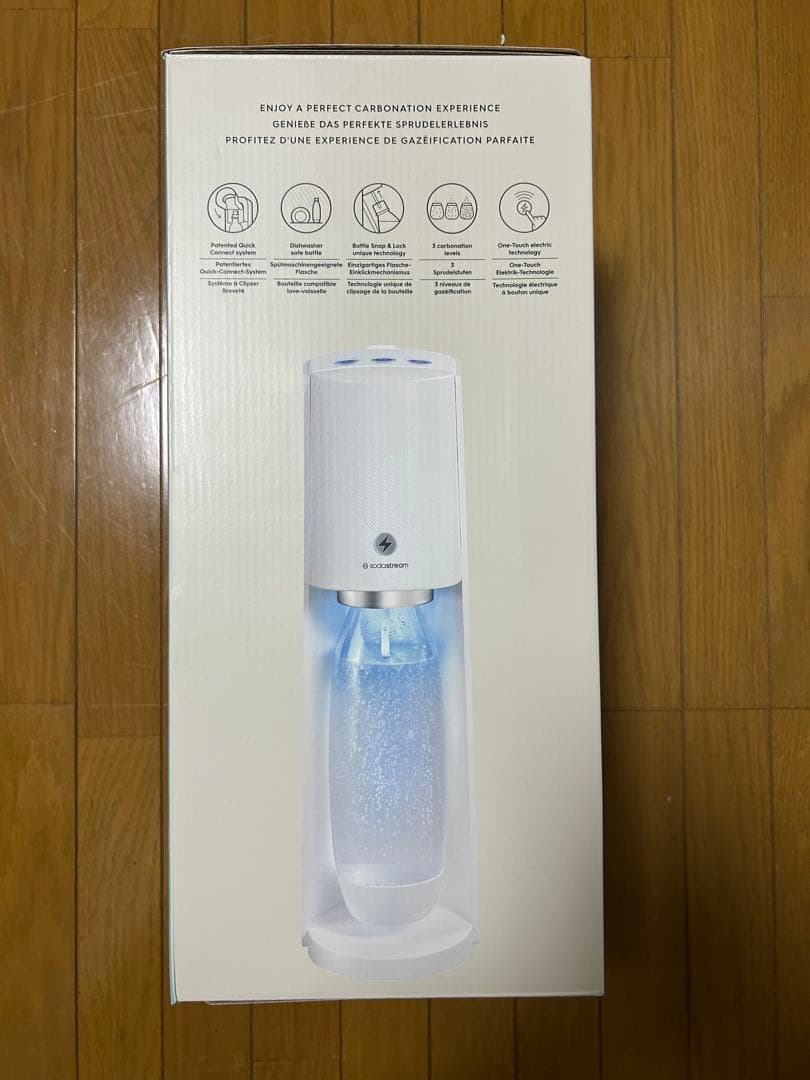 SodaStream E-TERRA 自動炭酸水メーカー ホワイト