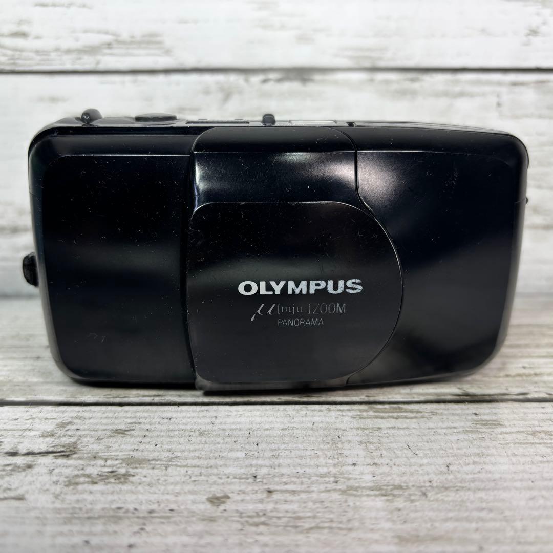 【動作良好】OLYMPUSフィルムカメラμ[mju] ZOOM PANORAMA