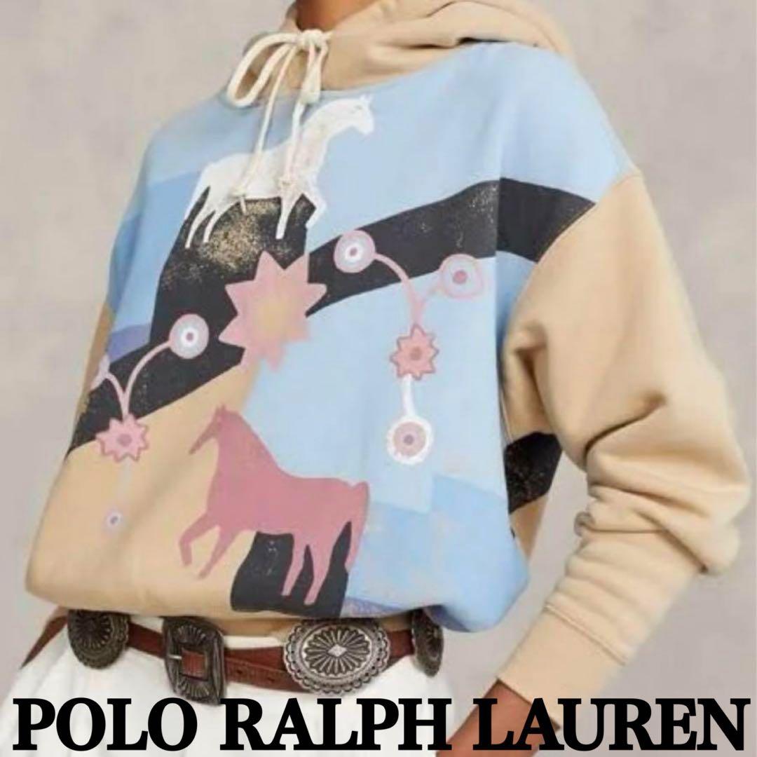 ポロ ラルフローレン ホース 馬柄 フーディー　スウェット パーカー S 未使用