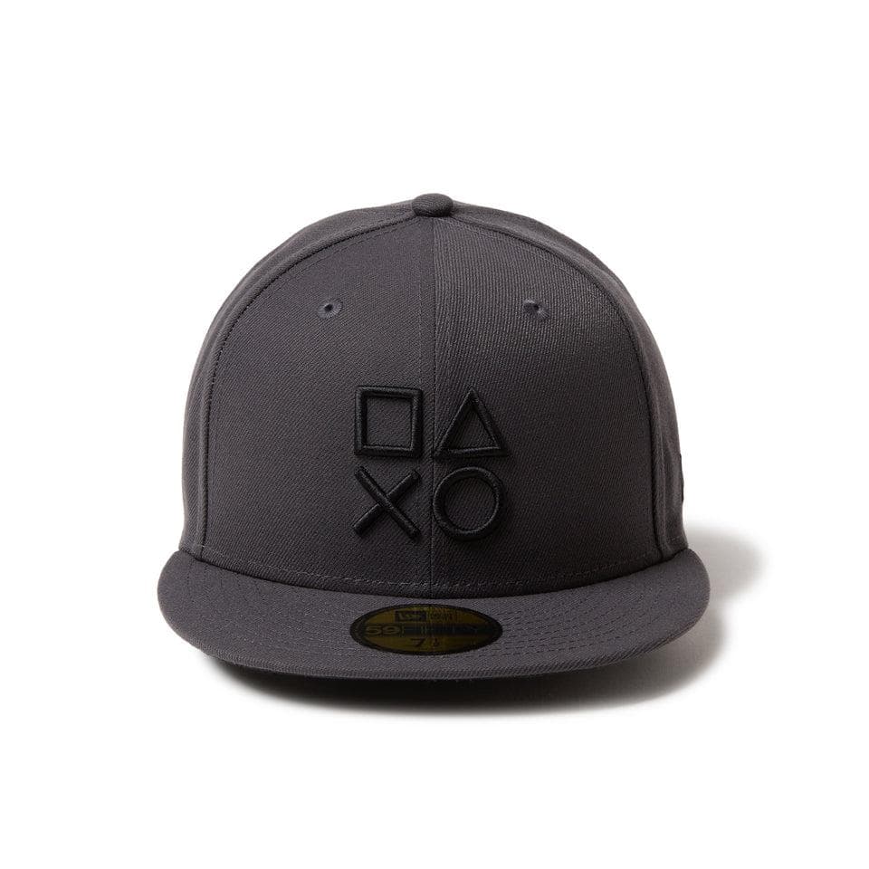 59FIFTY PlayStation シェイプス ロゴ ダークグラファイト