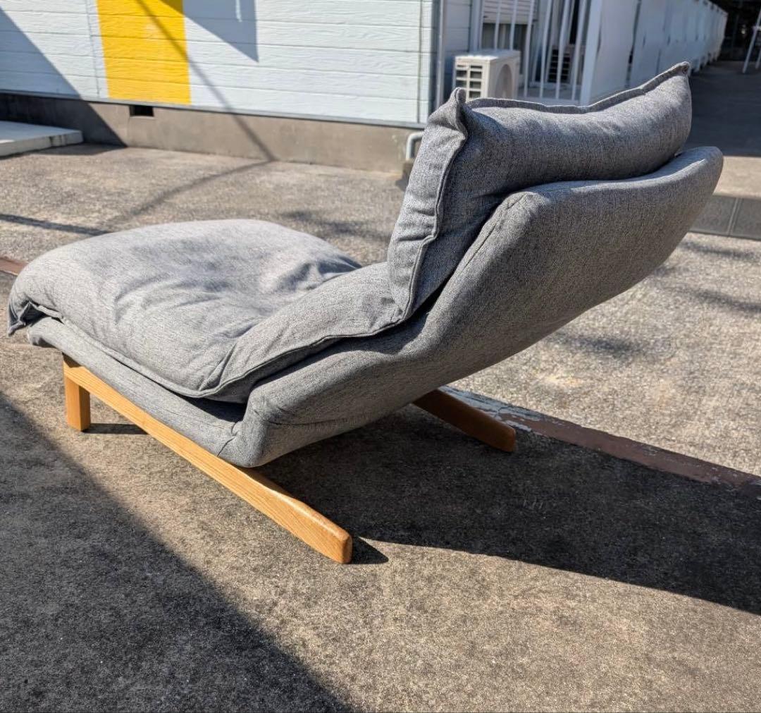 ＊東京都付近取引限定＊MUJI 無印良品　ハイバックリクライニングソファ グレー