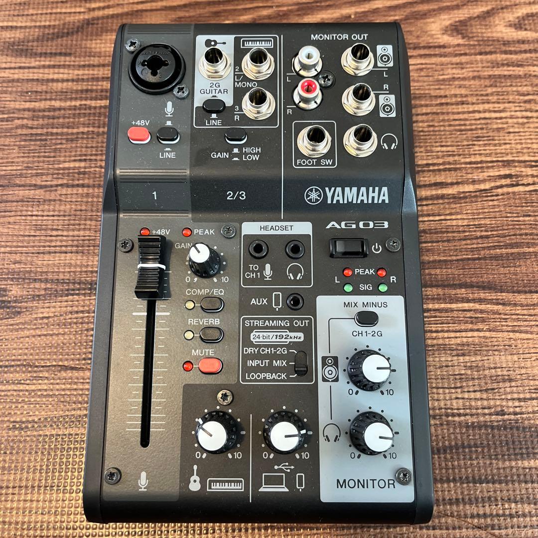 YAMAHA AG03 MK2 オーディオインターフェース 本体