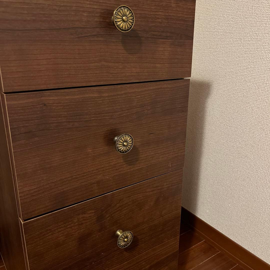 【送料込み】デスク&ドレッサー★化粧鏡★ナチュラル