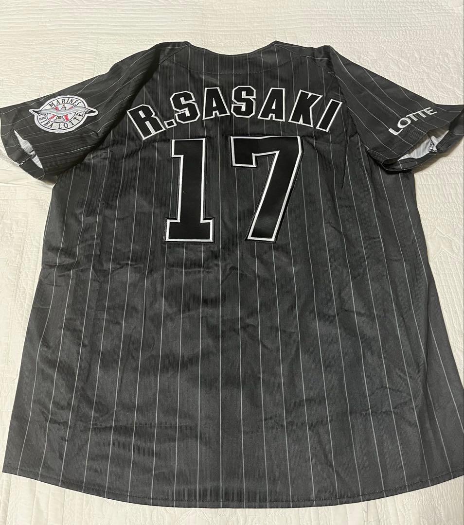 千葉ロッテ ユニフォーム 佐々木朗希Mサイズ 未使用、タグ付