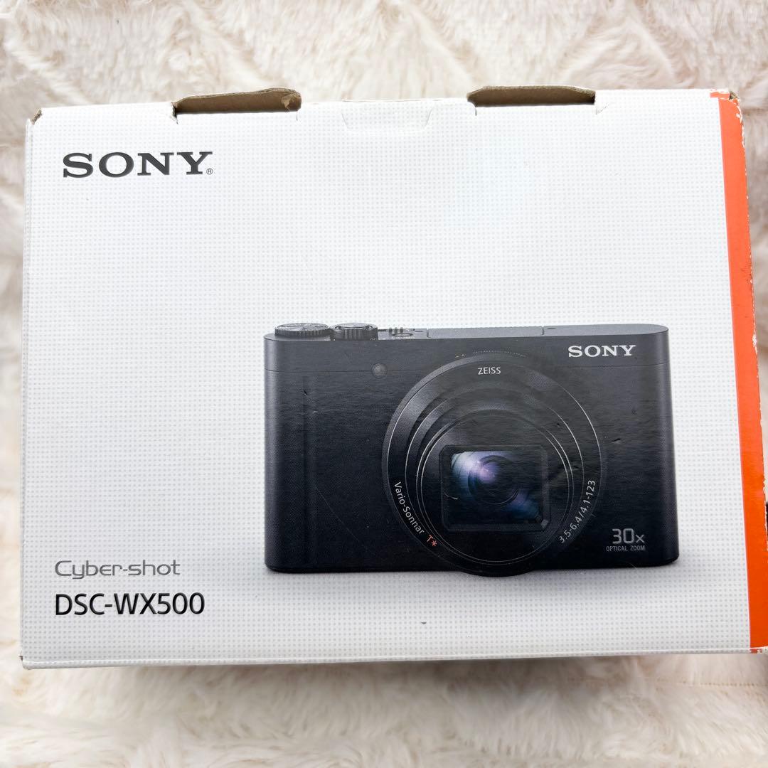 付属品完備 Sony Cyber-Shot DSC-WX500 ブラック 訳あり