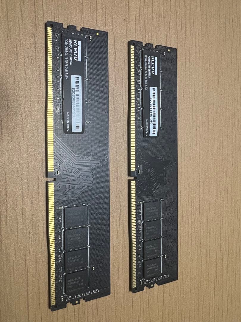 KLEVV DDR4 メモリ 8GB×2枚セット