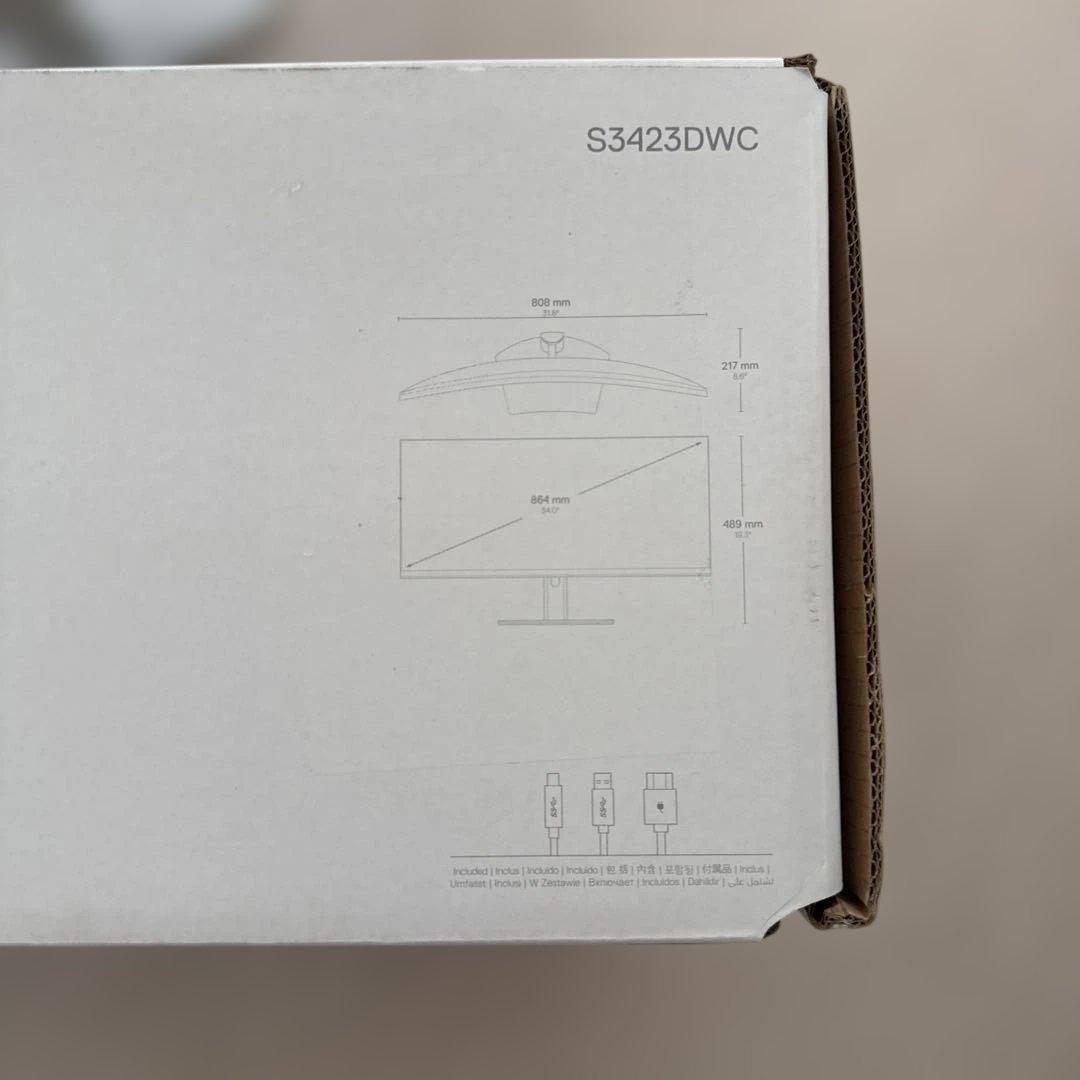 Dell S3423DWC 34インチ