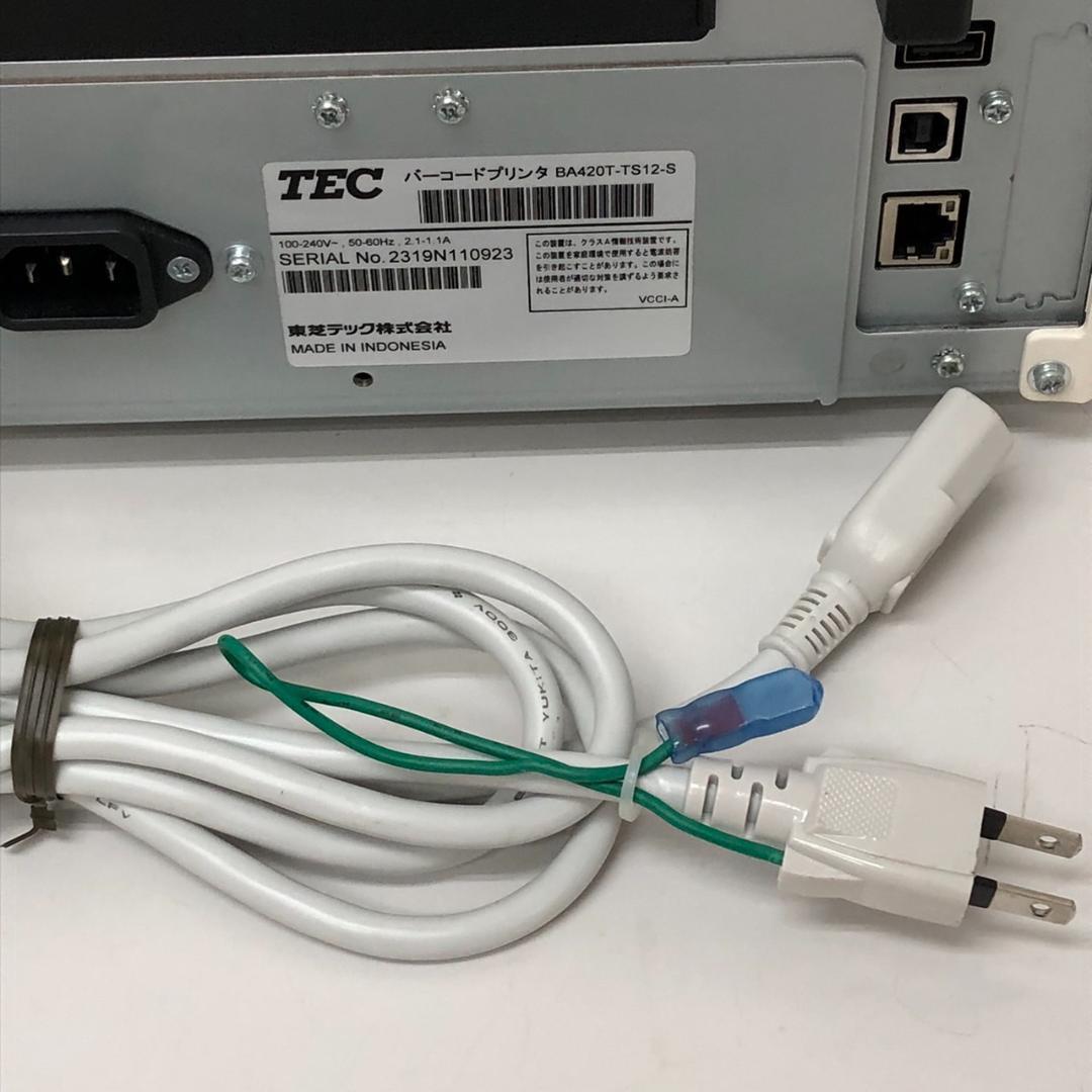 TEC　バーコード ラベル プリンタ　BA420T-TS12-S