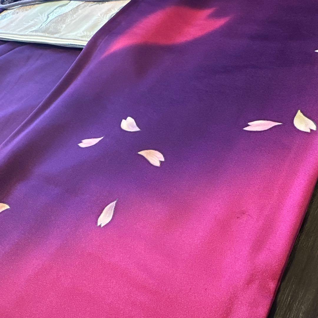 成人式　正絹振袖・襦袢・袋帯・帯揚・帯締・重衿袴・袴帯・バッグ171〜181㌢用