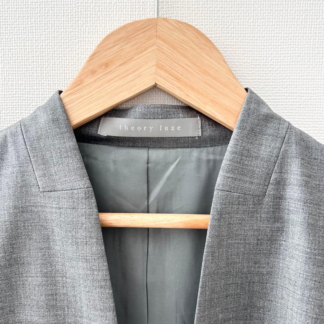 美品✨Theoryluxe スカートスーツ　EXECTIVE グレー　2024