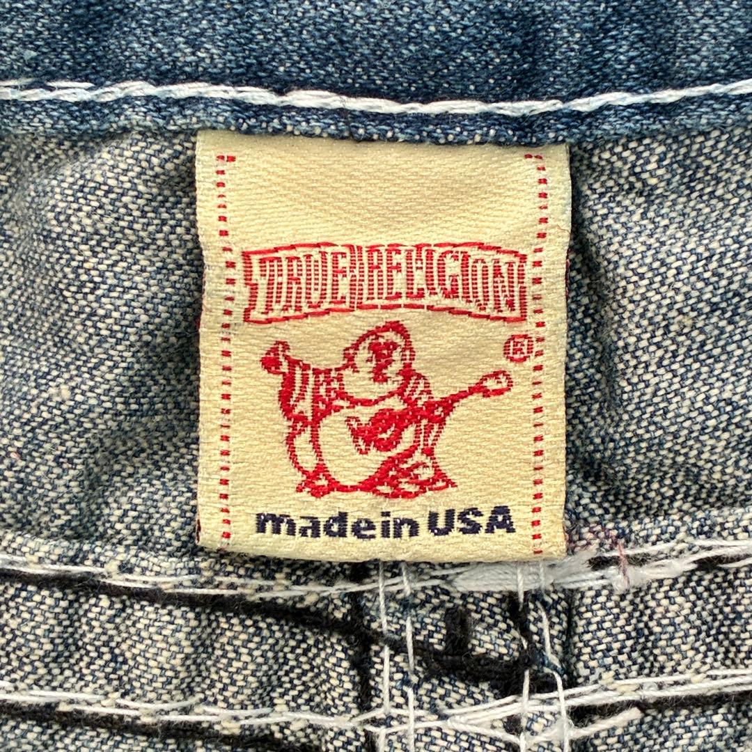 【希少】トゥルーレリジョンJOEYSUPER T 極太ステッチ デニム USA製