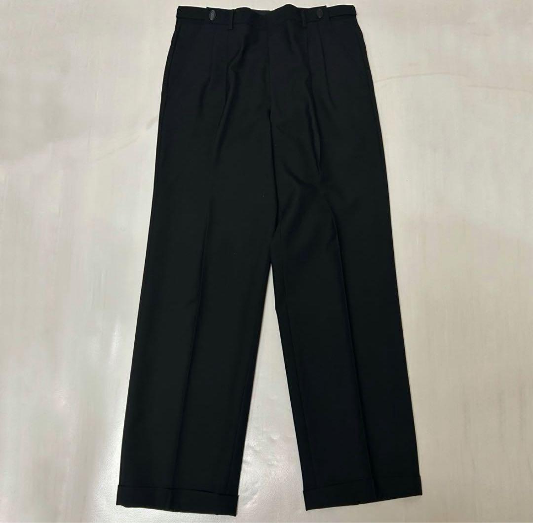 STAFFORD ブラック ダブルブレストスーツ