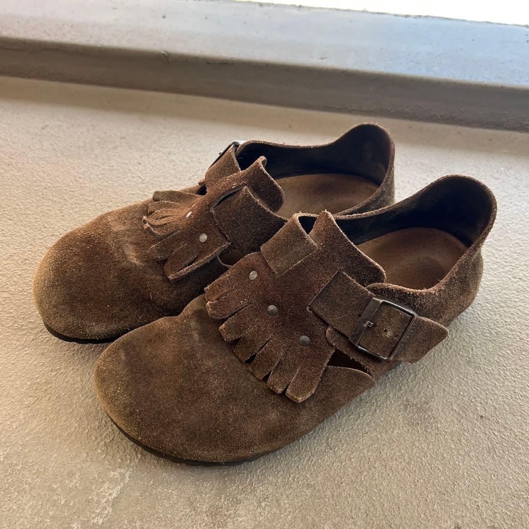激レア Birkenstook ビルケンシュトック　ザルツブルク 茶色 タッセル