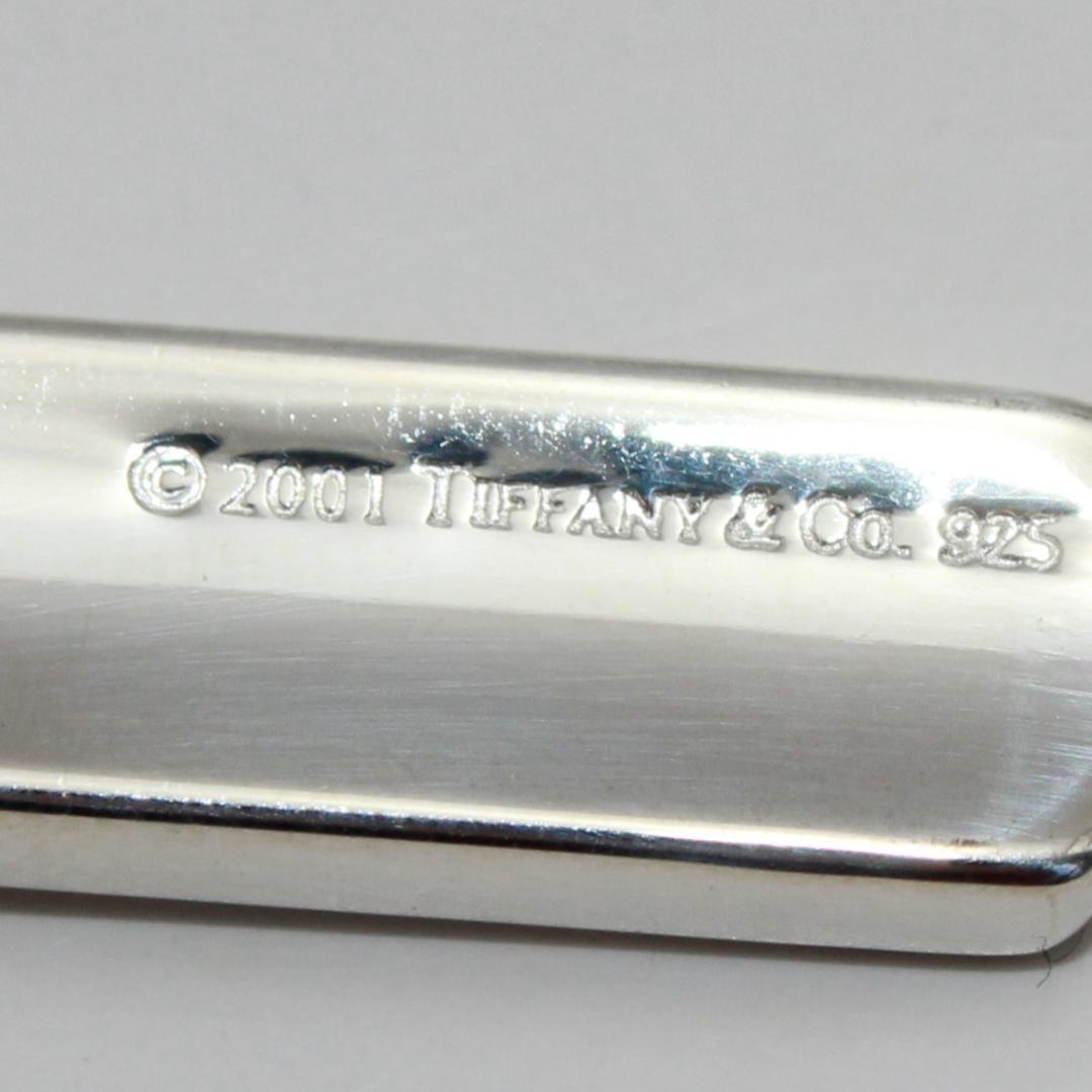 美品 Tiffany&Co. ティファニー ナローバー プレート ネックレス