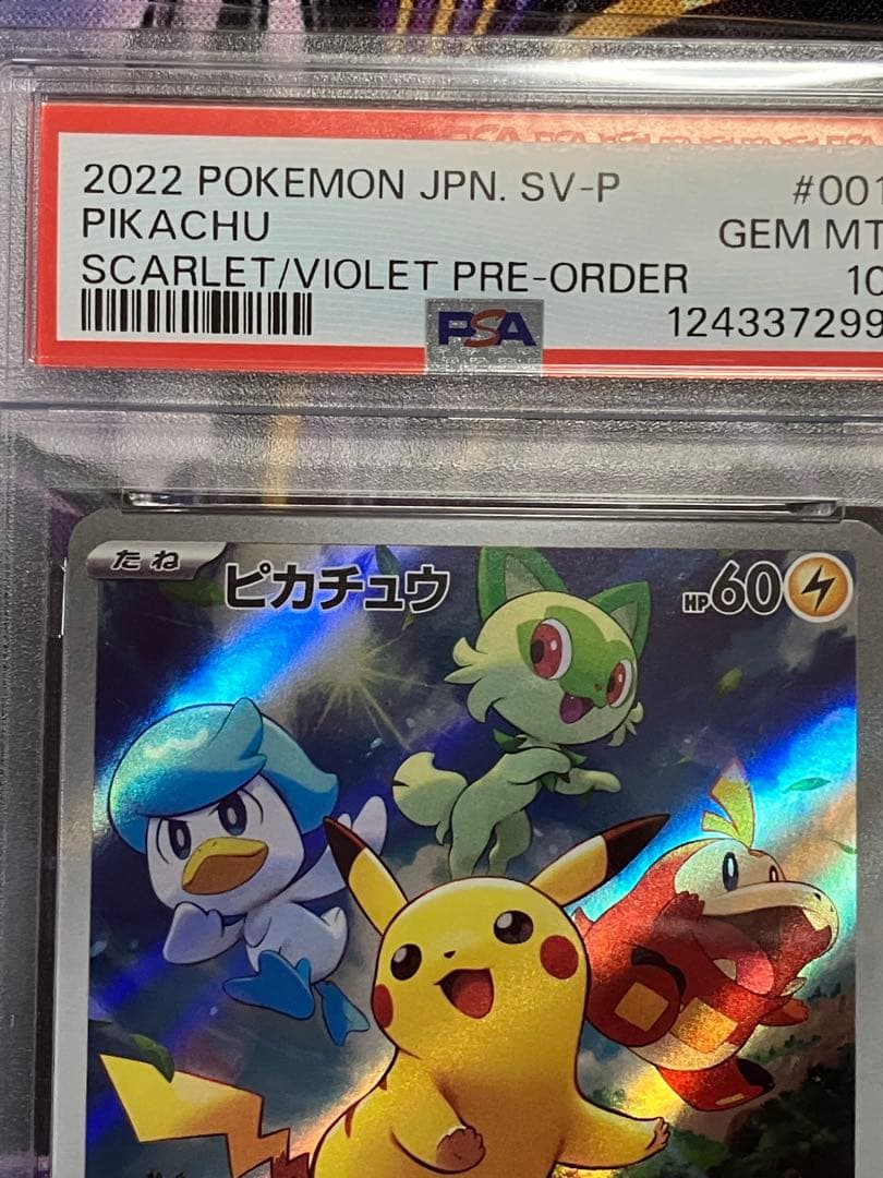 ポケカ　ピカチュウ　プロモ　psa10