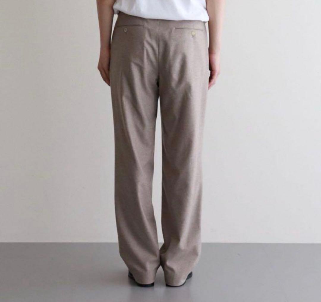 【極上フランネル】AURALEE ウールフリングフランネルスラックス