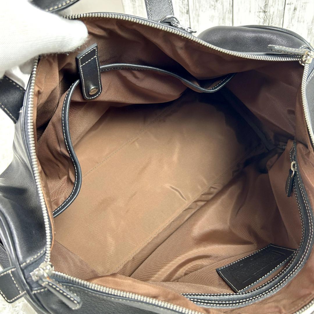 【美品】コーチ coach ボストンバッグ 2way 旅行用バッグ オールレザー
