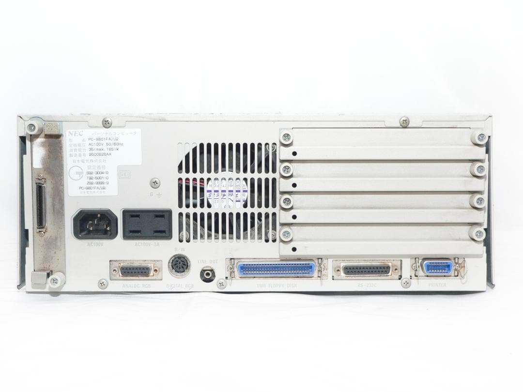 NEC PC-9801FA HDD MSDOS タイプ フルメンテナンス動作品①