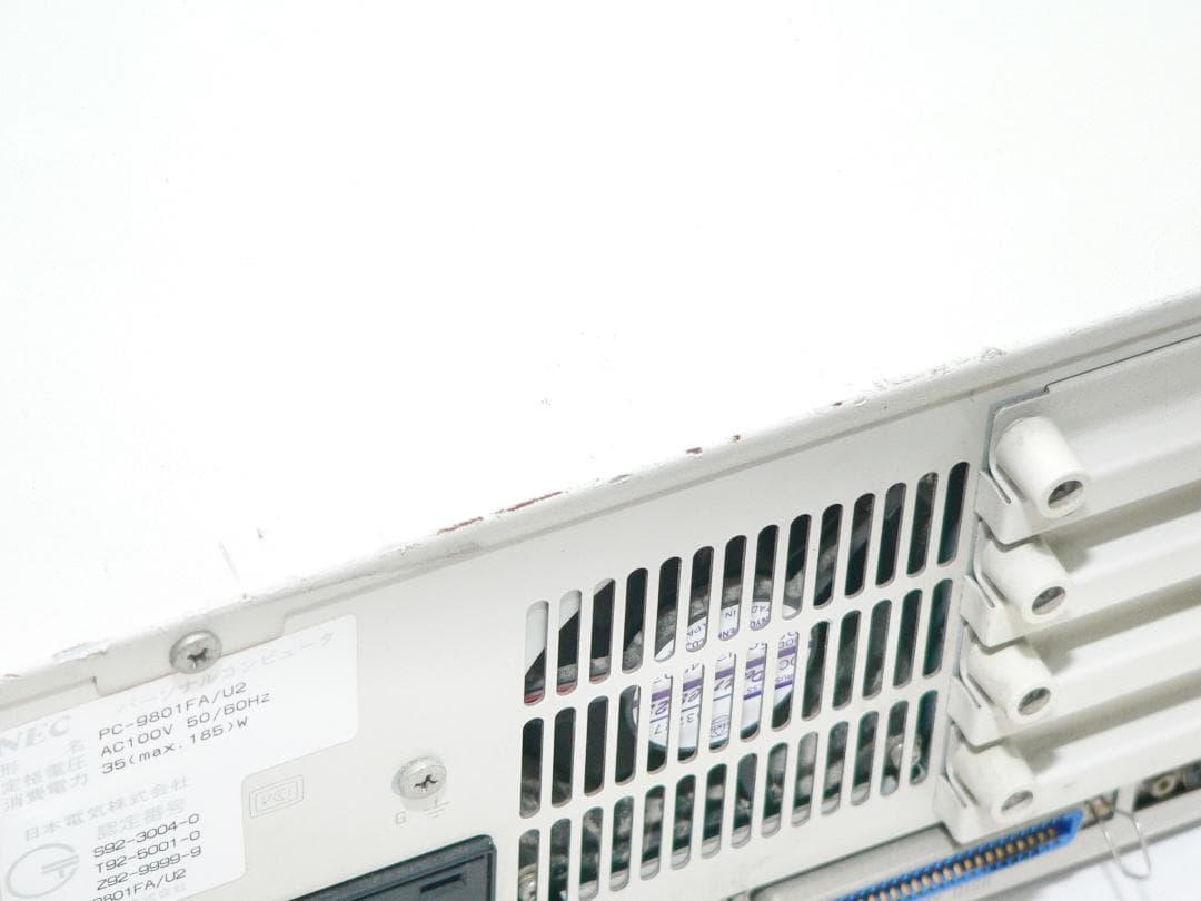 NEC PC-9801FA HDD MSDOS タイプ フルメンテナンス動作品①